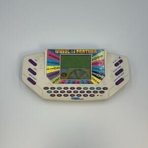 Wheel of Fortune Handheld Game 1995 Tiger Electronics Vintage - TESTED